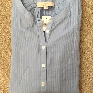 Ann Taylor Loft Ribbed Tunic